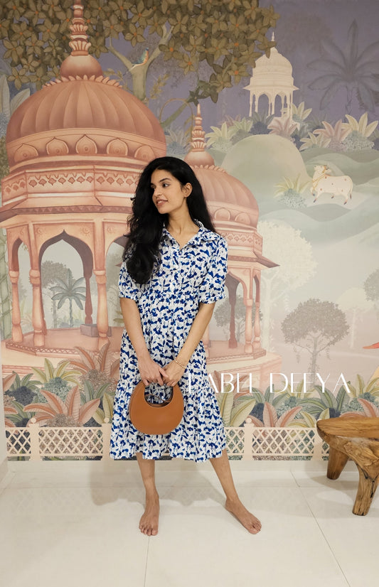 Ink Splash Hue Dress