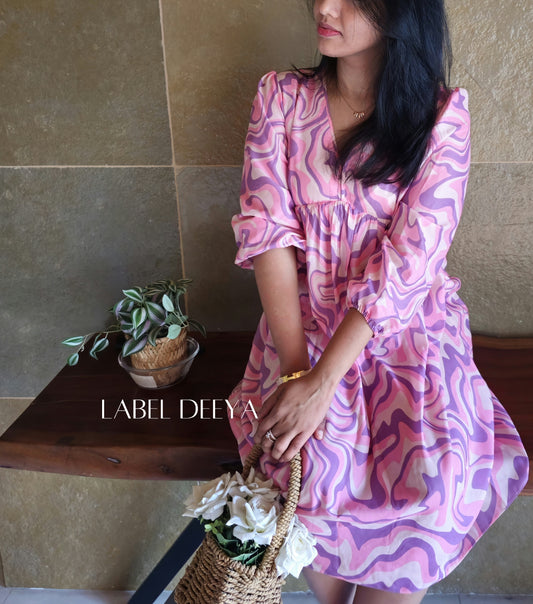 Pink abstract elegance