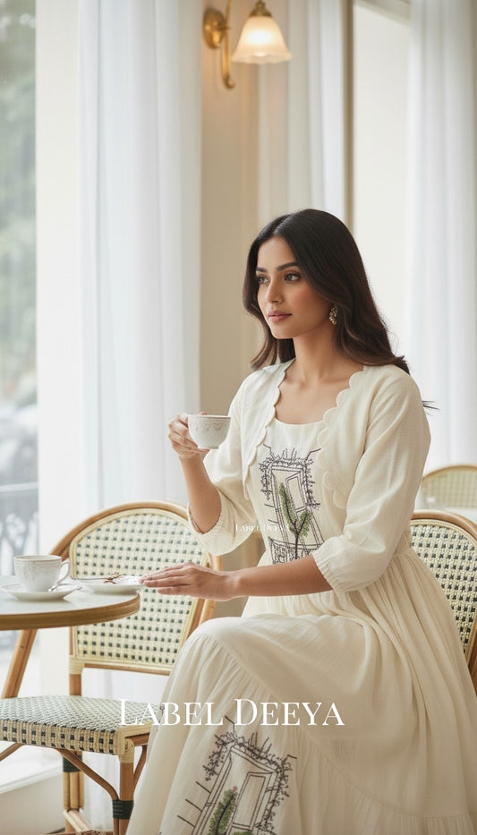 Chanderi dreams in bloom🌴