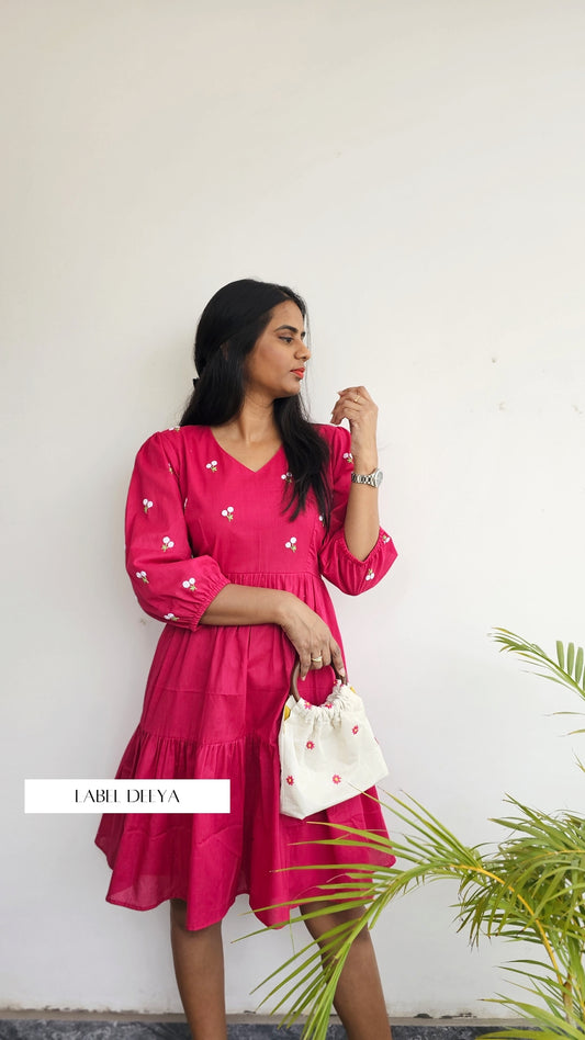 The pretty pink dress