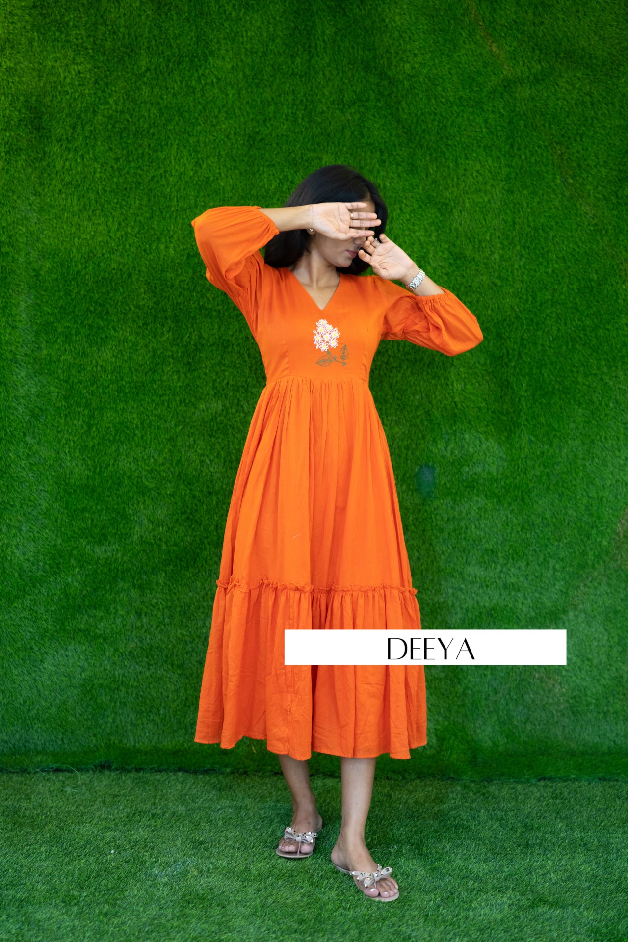 Sutra Poet Sleeve Dress