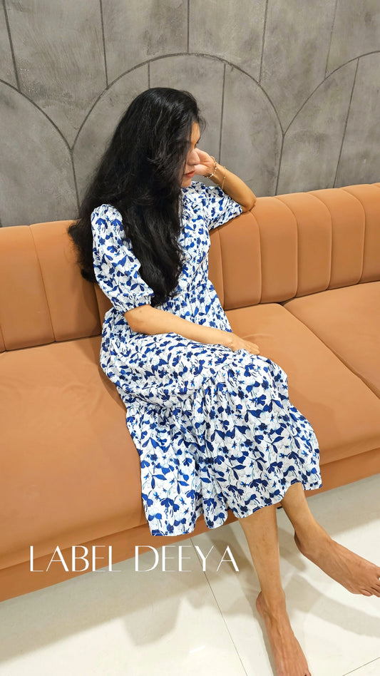 Ink Splash Hue Dress