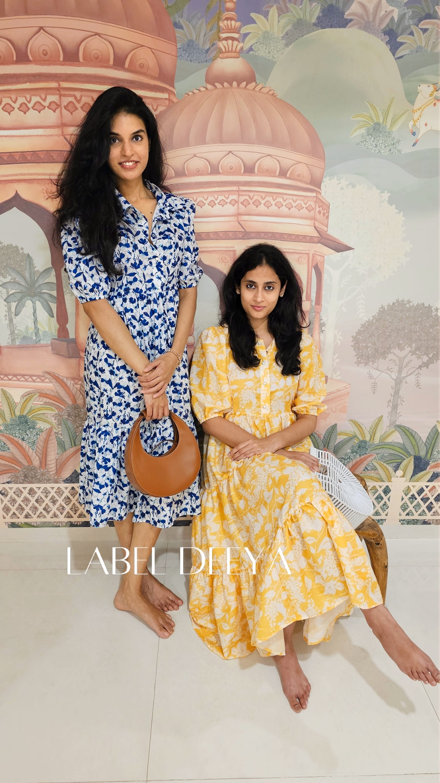 Yellow Creeper HUE Dress