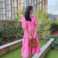 Pink barbie HUE dress