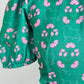Dainty pink and green cut dress