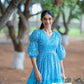 Boho Blue Dress