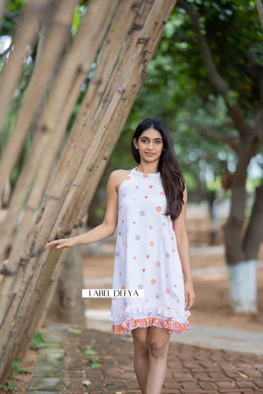 Boho halter dress