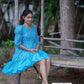 Boho Blue Dress