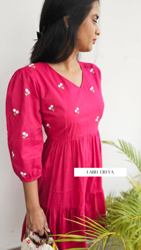 The pretty pink dress