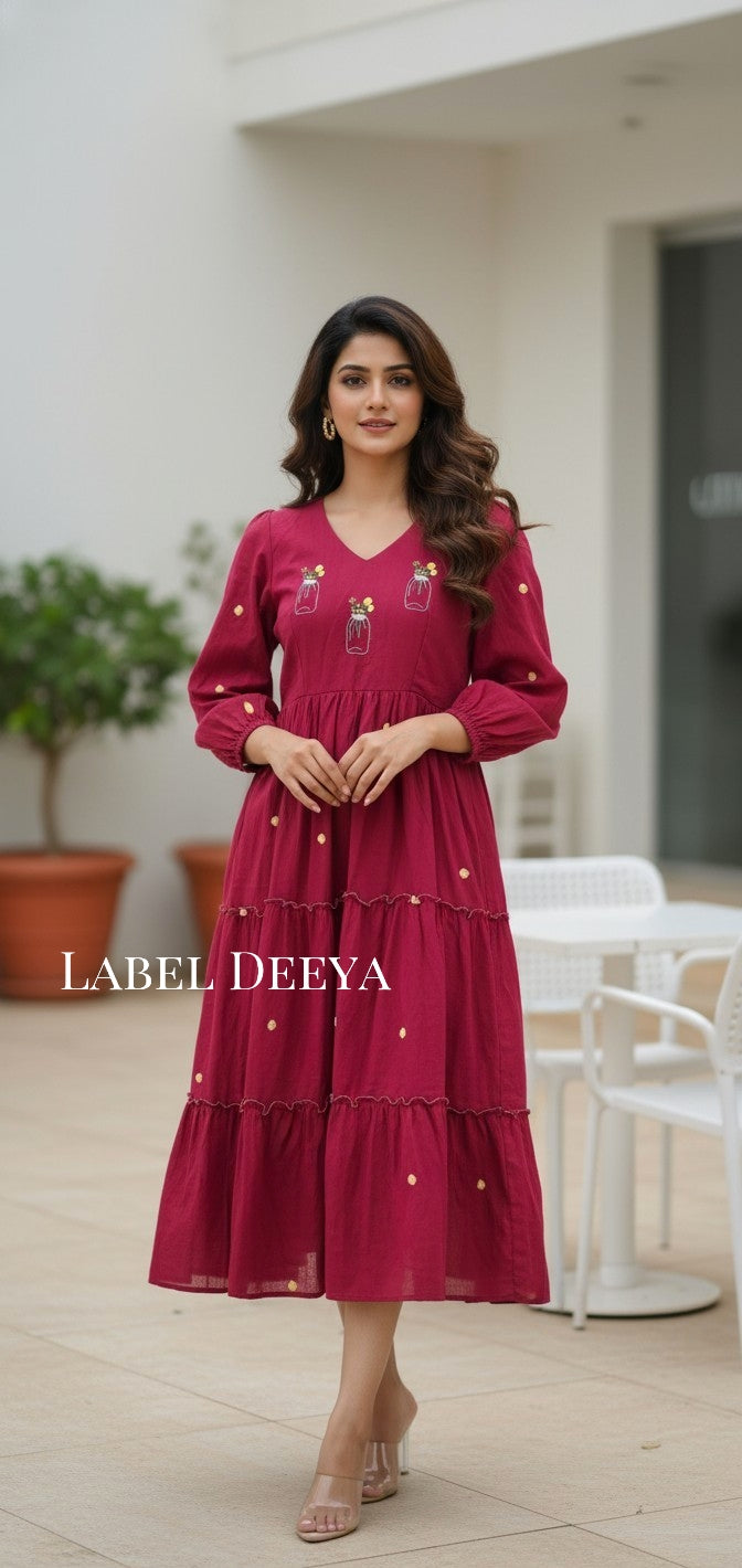 Sutra Wine Tumbler Dress