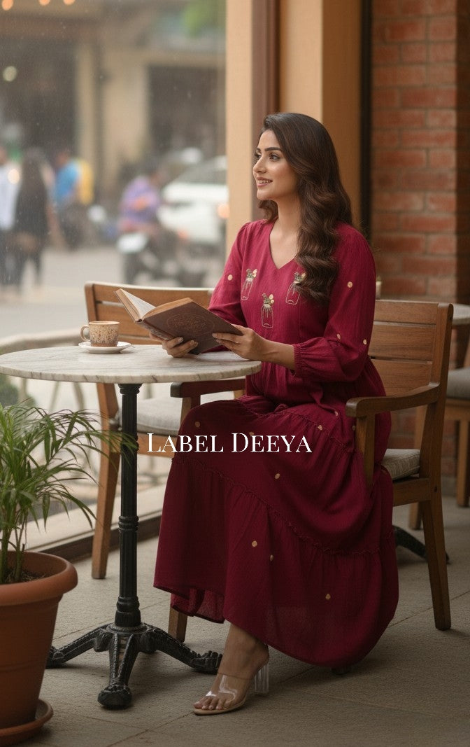 Sutra Wine Tumbler Dress