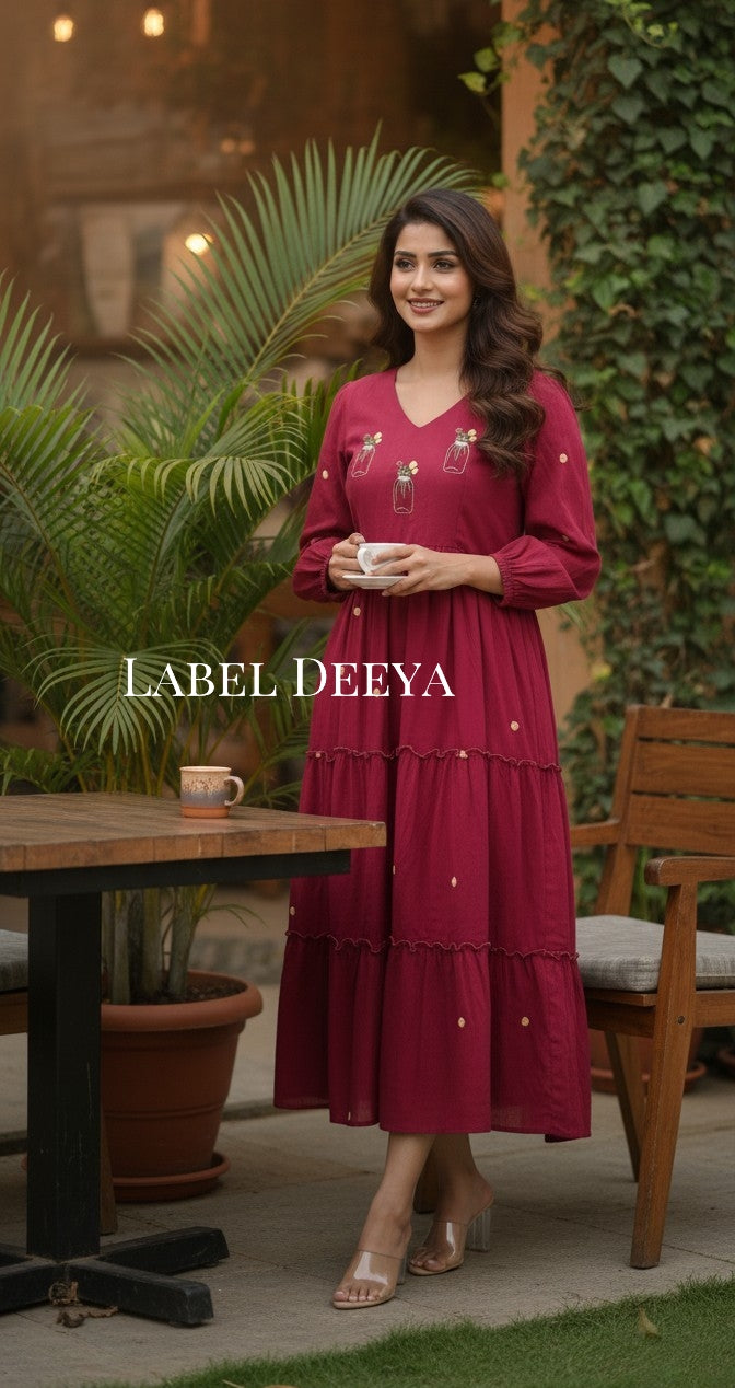 Sutra Wine Tumbler Dress