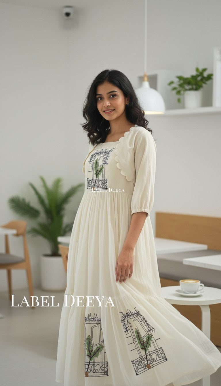 Chanderi dreams in bloom🌴