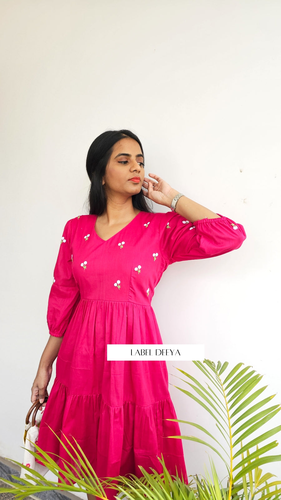 The pretty pink dress