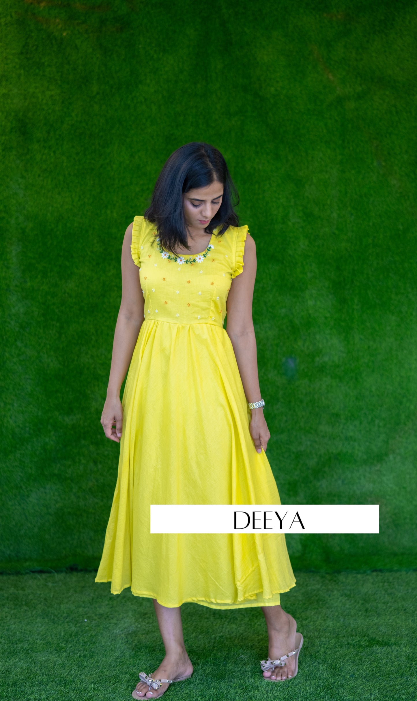 Sutra sunshine dress