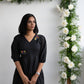 Sutra Black Dress