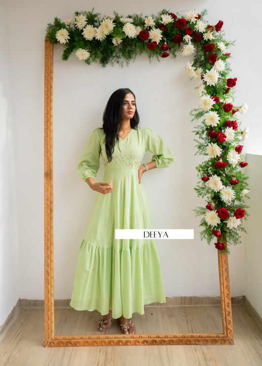 Sutra Green Criss Cross