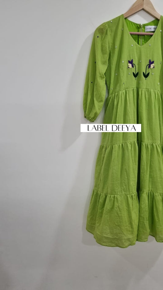 Sutra Two flower Dress
