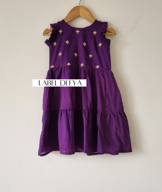 Sutra Kids Violet Dress