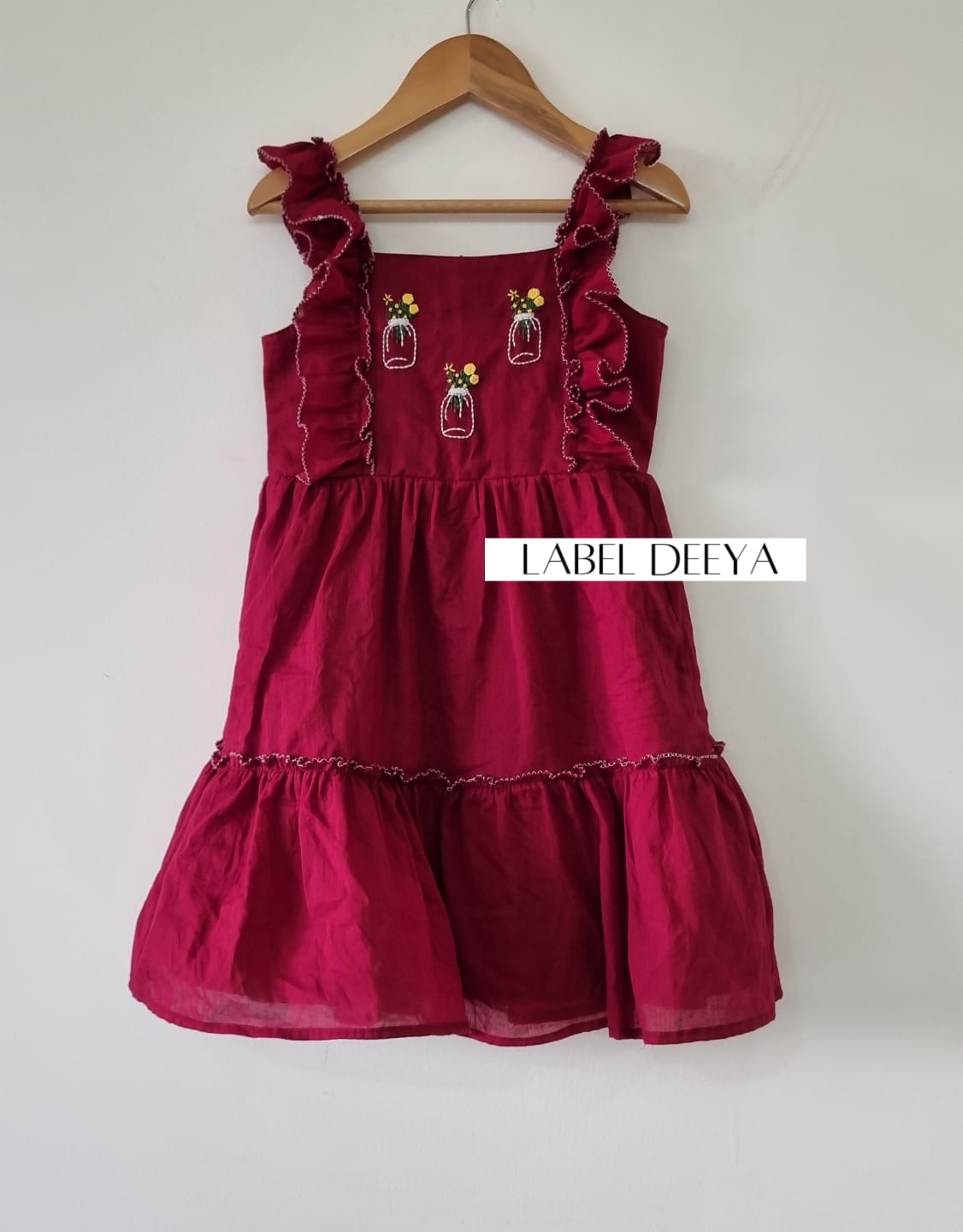 Sutra Kids Wine Dress